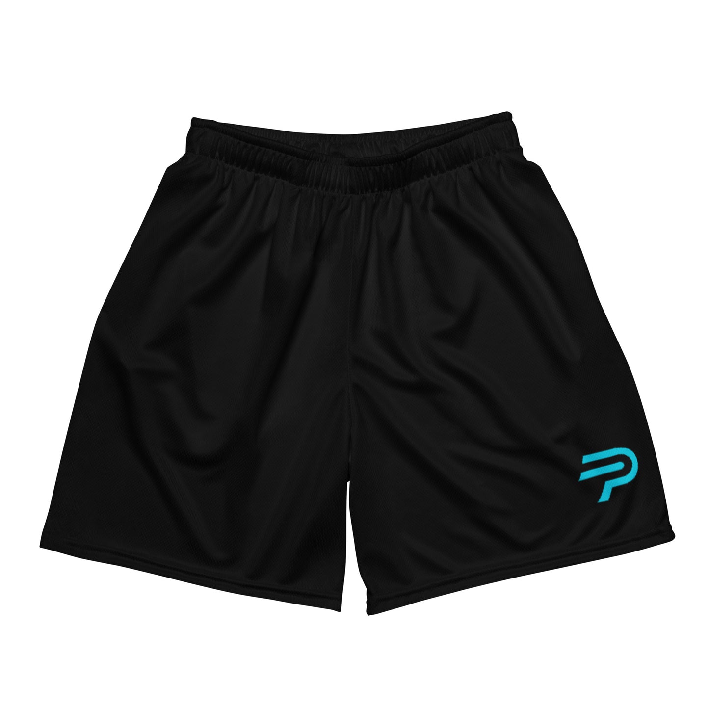 Unisex Black Parity Mesh Shorts